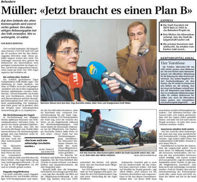 ZS. Mueller - Jetzt braucht es einen Plan B; Neue ZZ, 29.9.2008.jpg