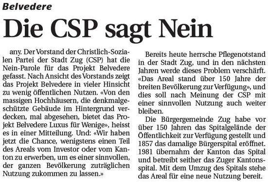 ZI. Die CSP sagt Nein; Neue ZZ, 6.9.2008.jpg