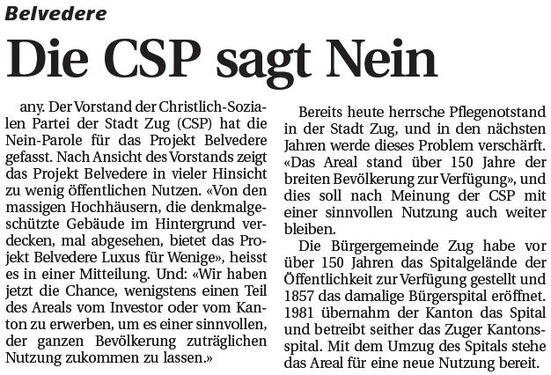 ZI. Die CSP sagt Nein; Neue ZZ, 6.9.2008.jpg