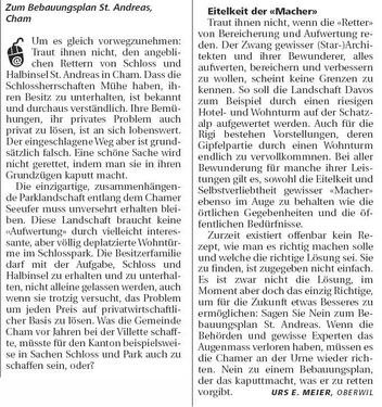 5. Bebauungsplan macht kaputt, was er retten soll (St. Andreas); Neue ZZ, 20.11.2007.jpg