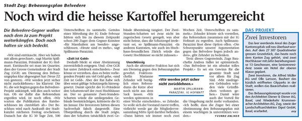 Q. Noch wird die heisse Kartoffel herumgereicht; Neue ZZ, 20.3.2008.jpg