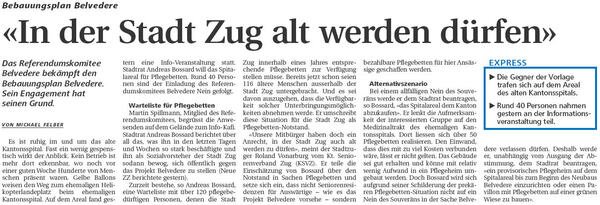 ZK. In der Stadt Zug alt werden duerfen; Neue ZZ, 8.9.2008.jpg